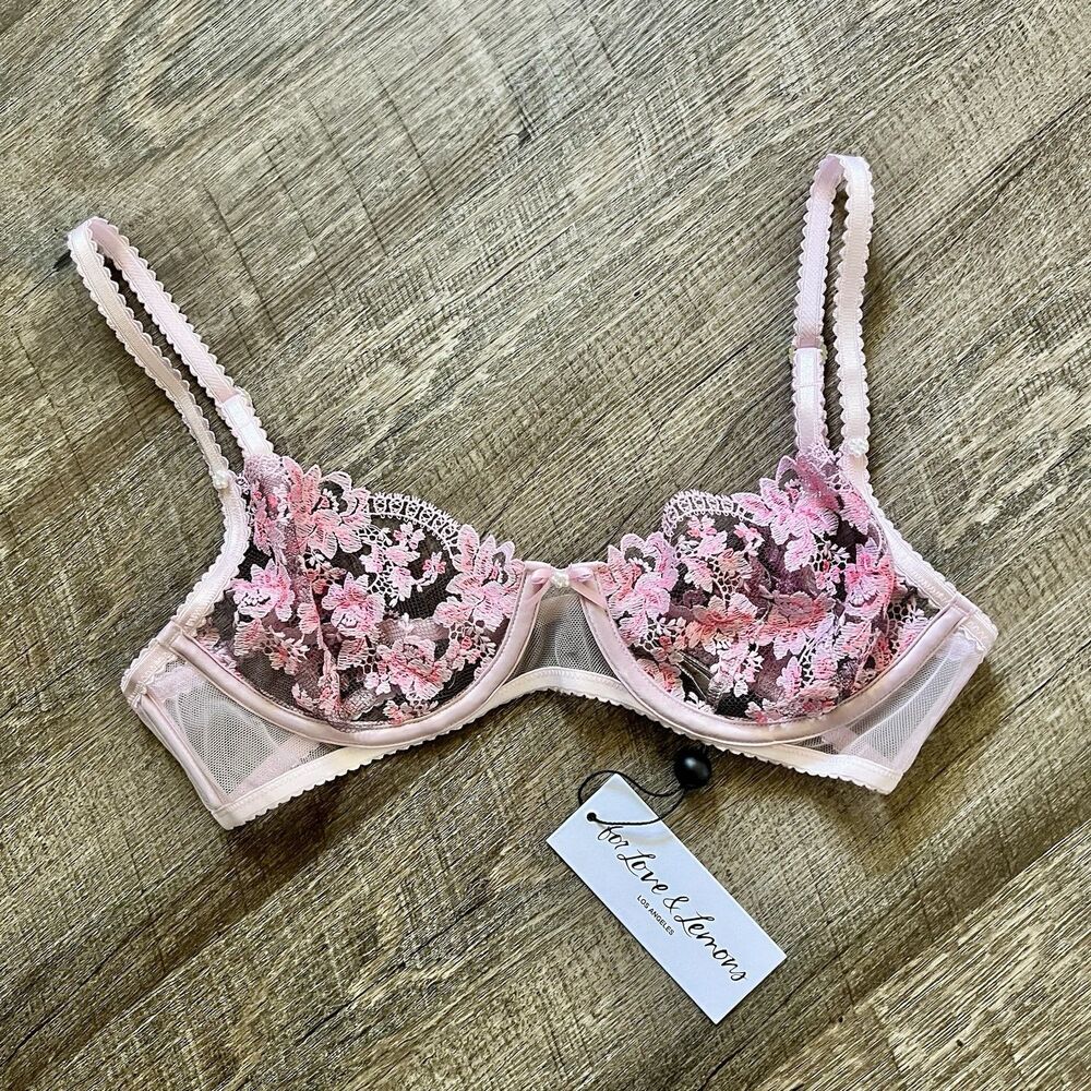 NWT FOR LOVE & LEMONS Underwire Olivia Scoop Bra